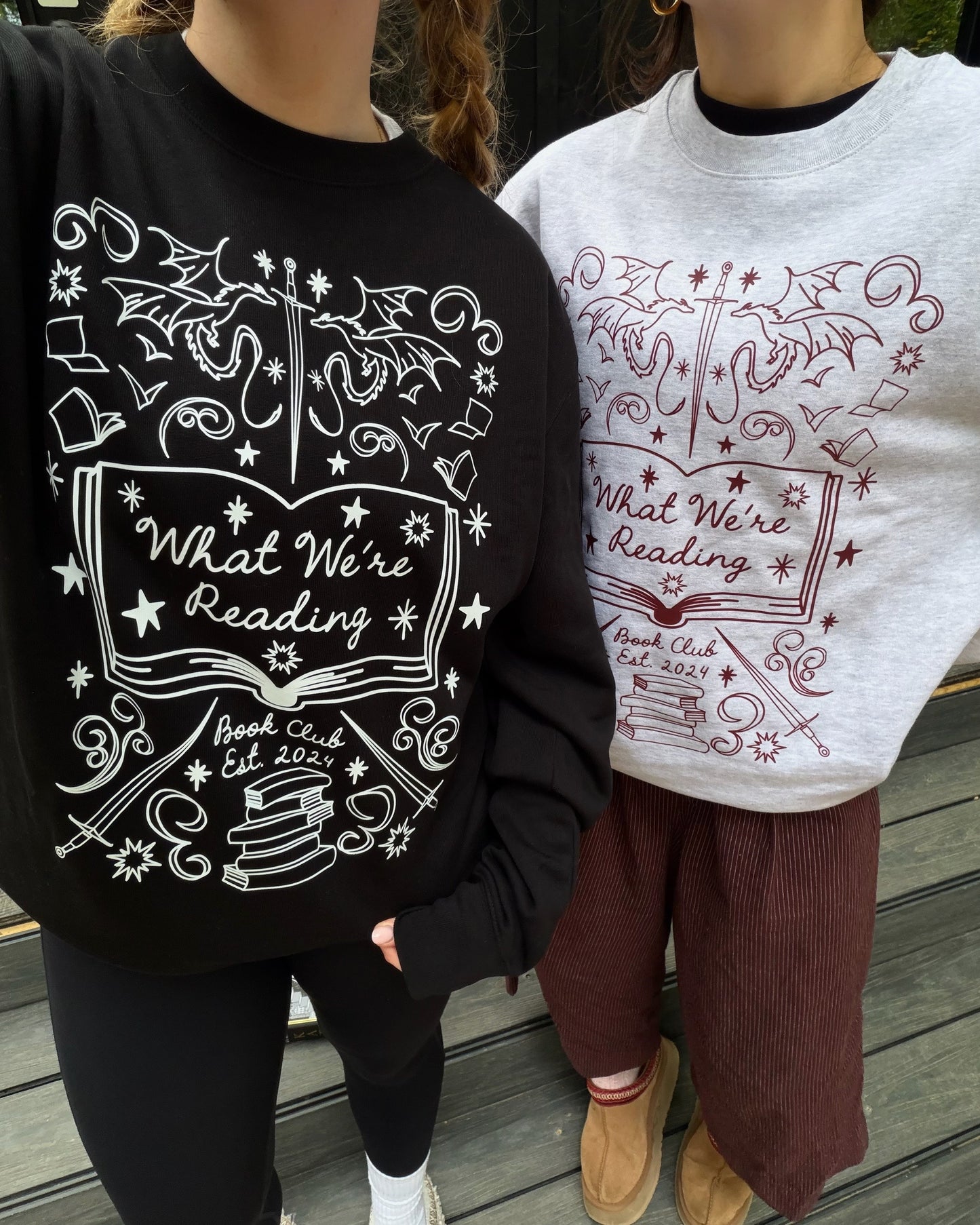 *SAMPLE SALE* What We're Reading Book Club Sweatshirt