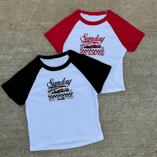 Sunday Speedway Raglan T-shirt