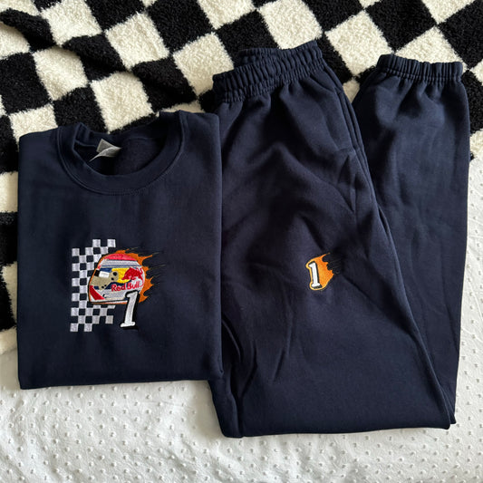 Max Verstappen Helmet Sweatshirt Bundle