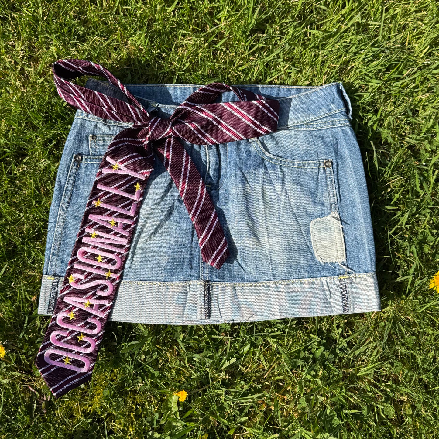 Embroidered Occasionally Tie Belt