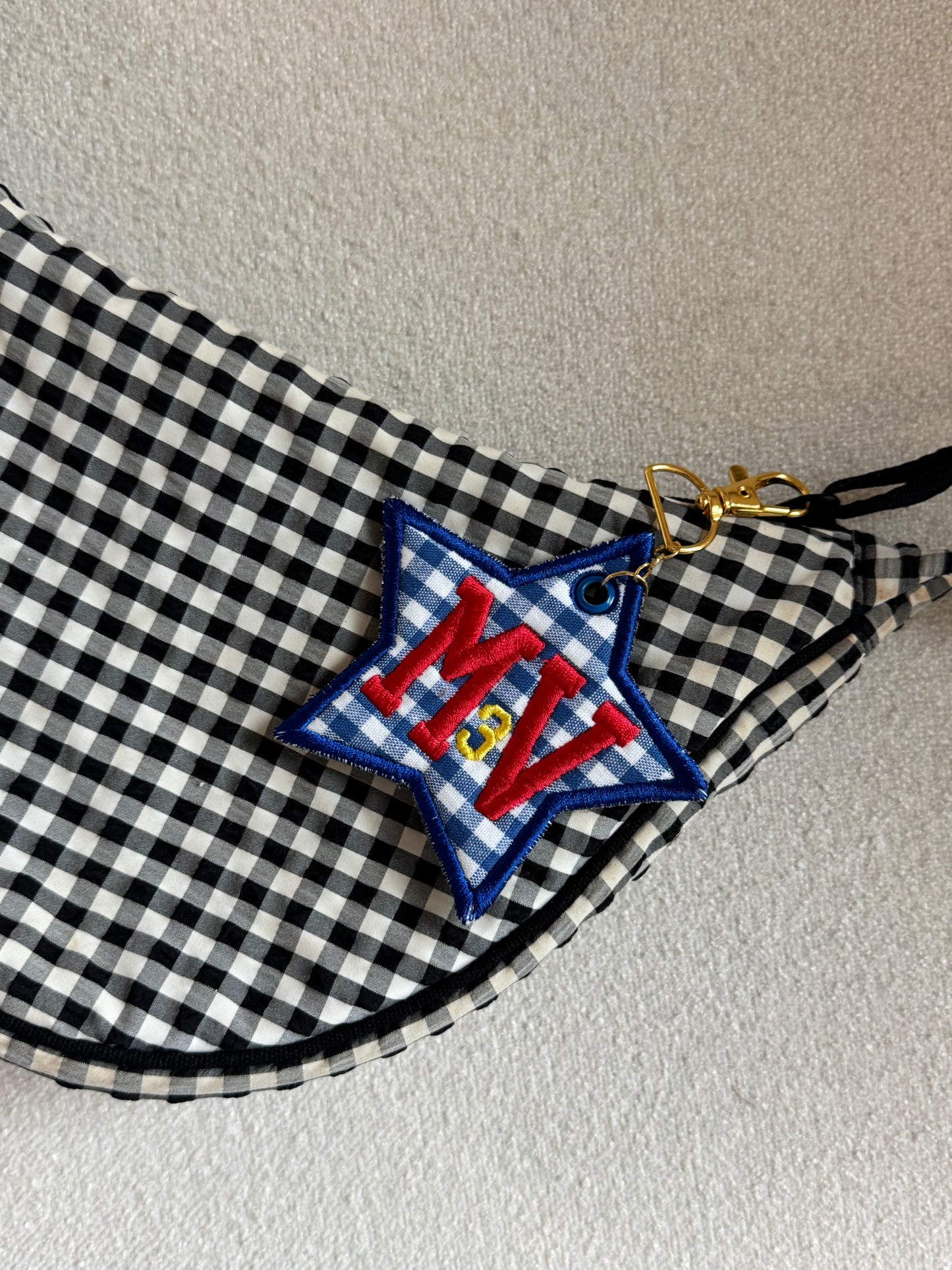 Max Verstappen 3 Embroidered Bag Charm