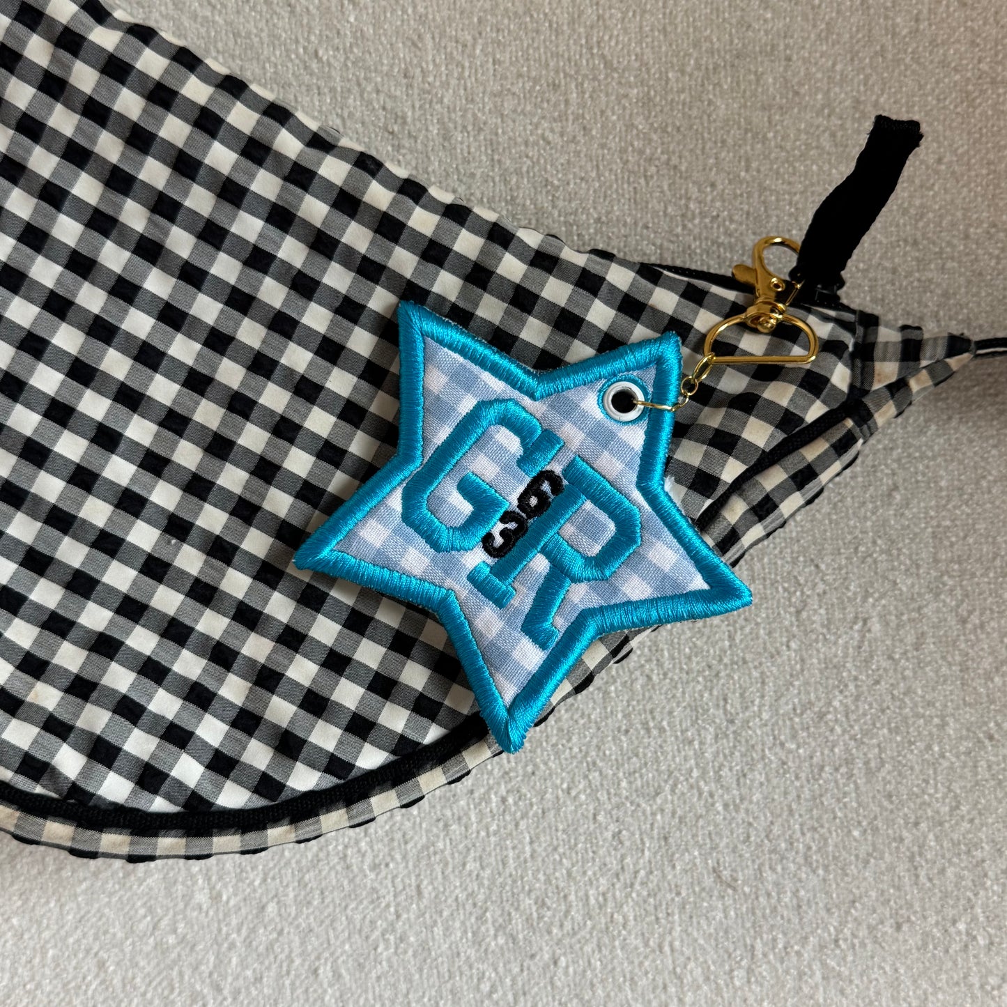 George Russell 63 Embroidered Bag Charm