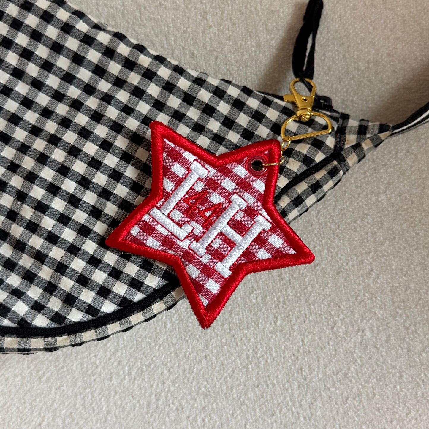 Lewis Hamilton 44 Embroidered Bag Charm