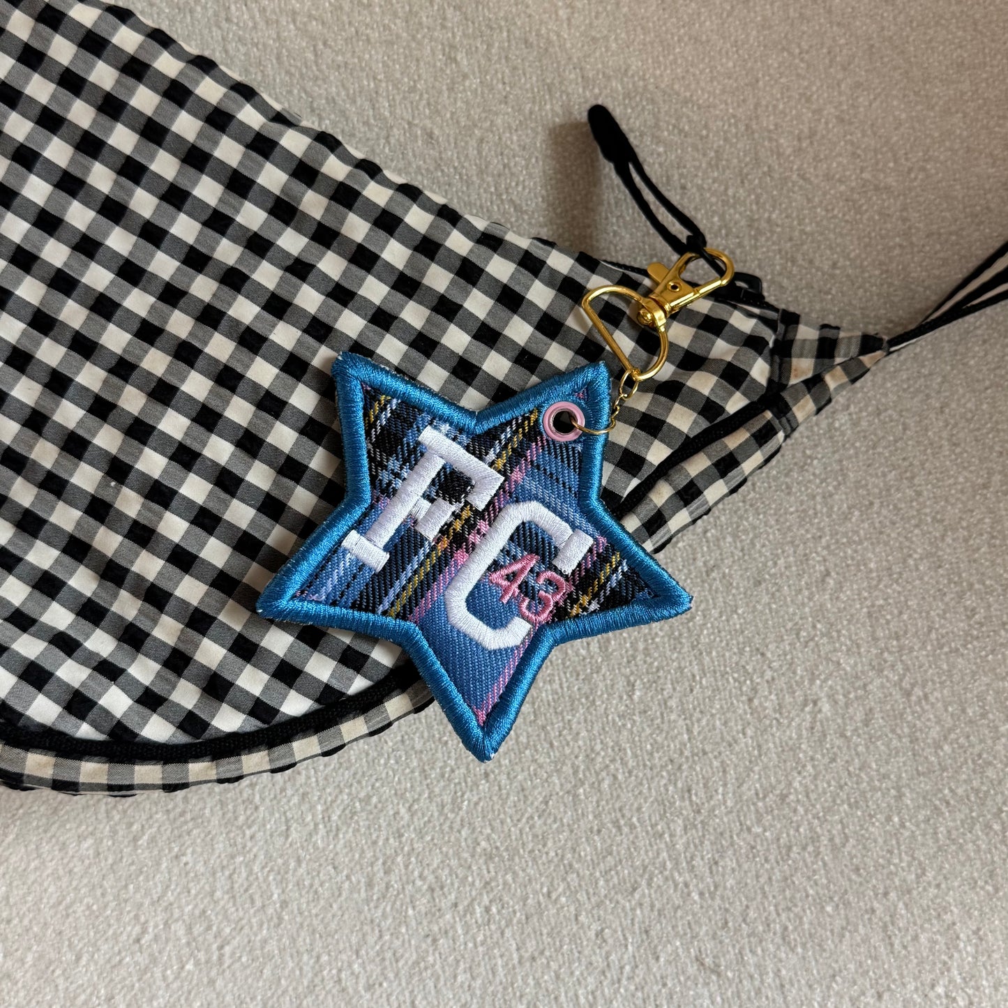 Franco Colapinto 43 Embroidered Bag Charm