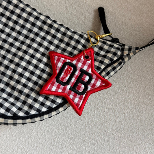 Oliver Bearman 87 Embroidered Bag Charm