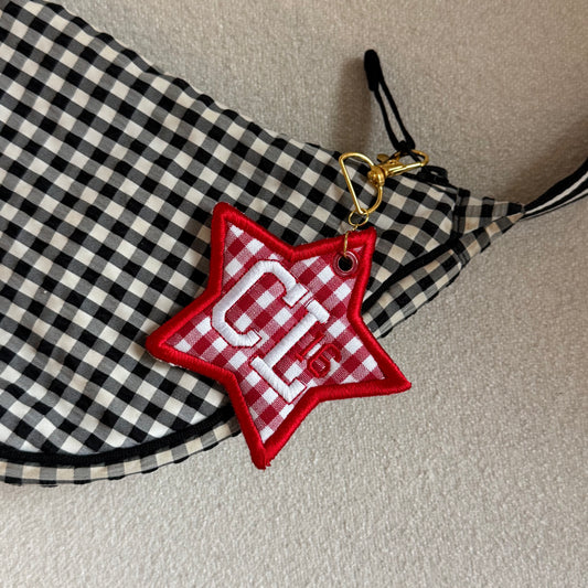 Charles Leclerc 16 Embroidered Bag Charm