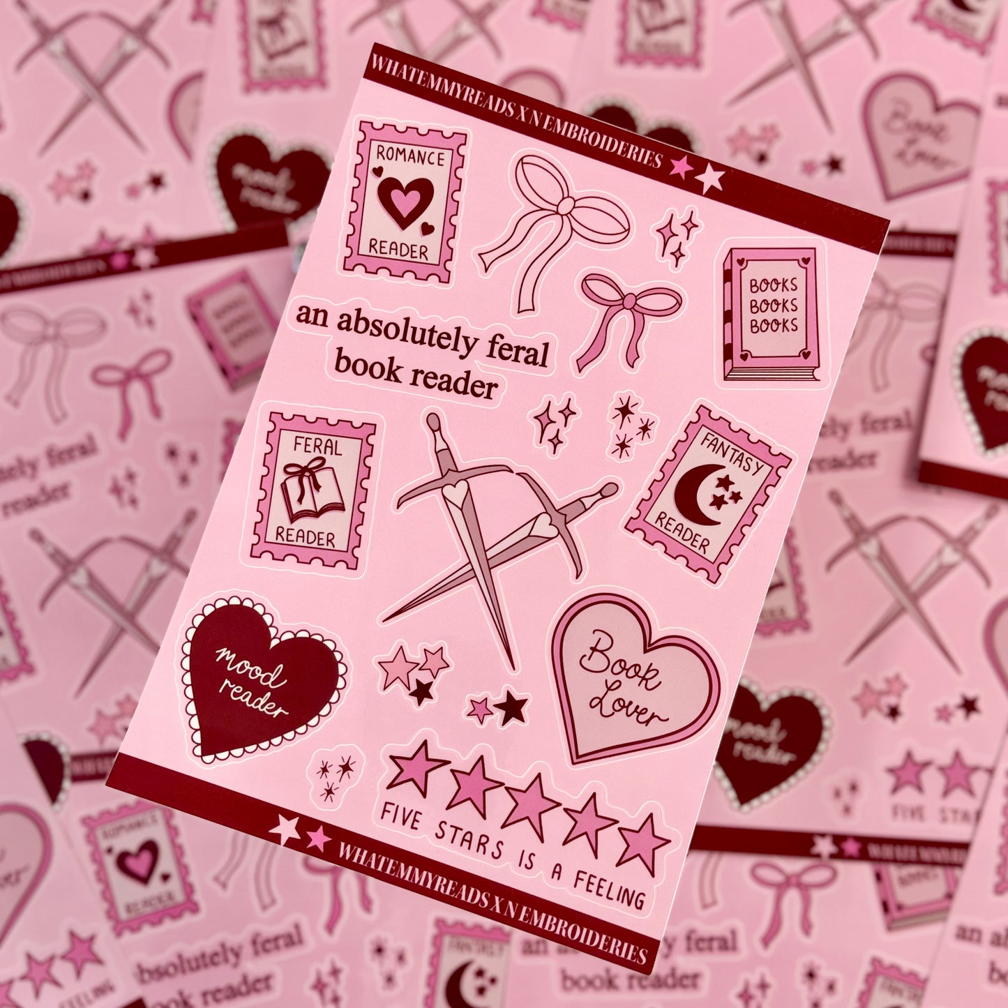 What Emmy Reads Sticker Sheet