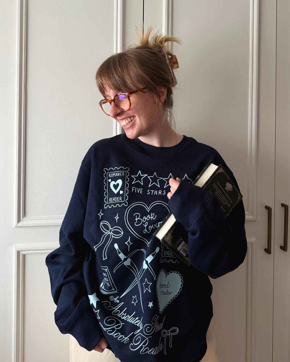 Absolutely Feral Reader Printed Sweatshirt
