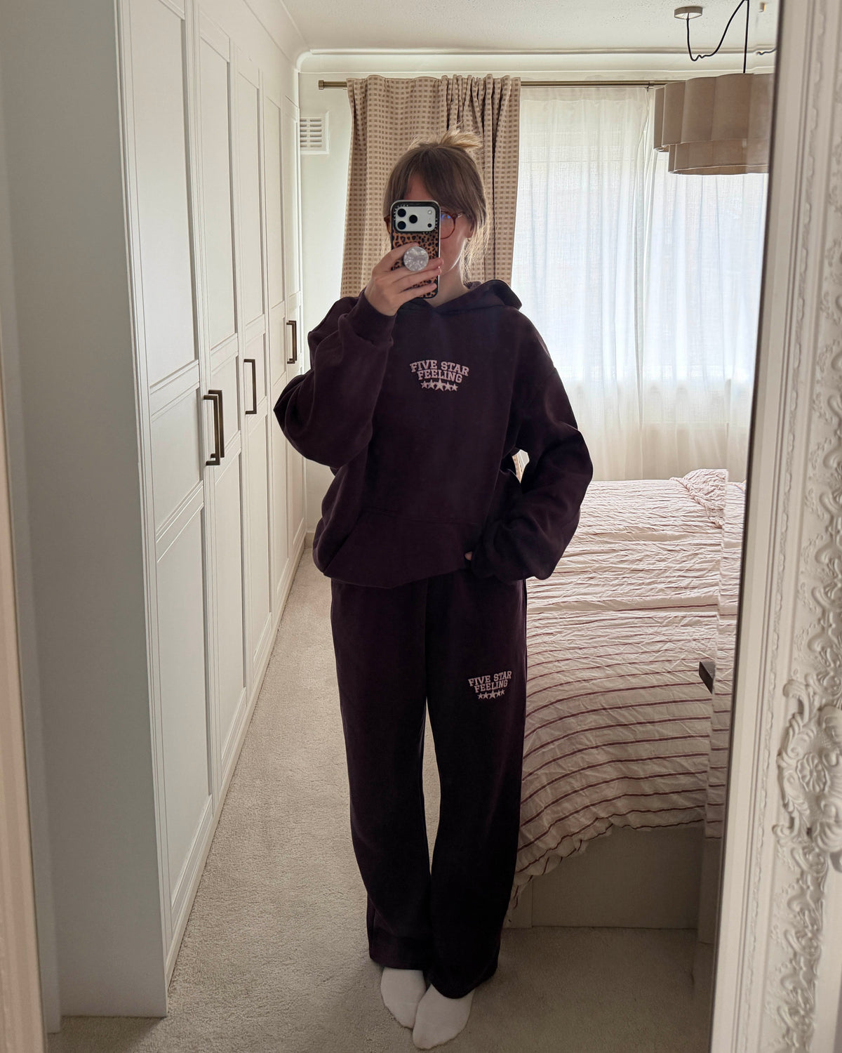 Five Star Feeling Embroidered Sweatpants