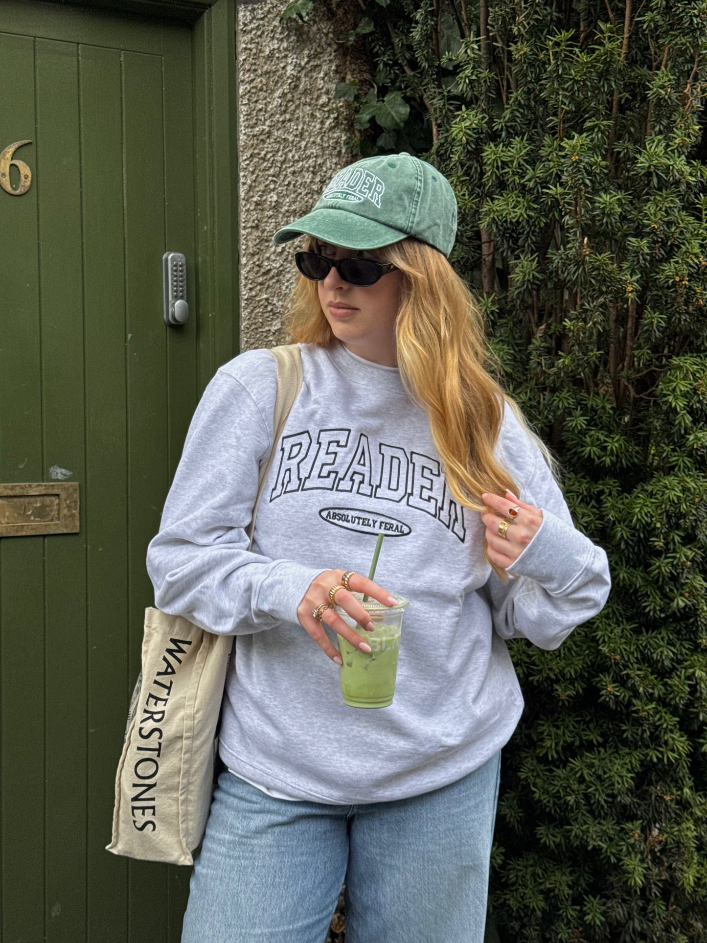 Reader Embroidered Sweatshirt