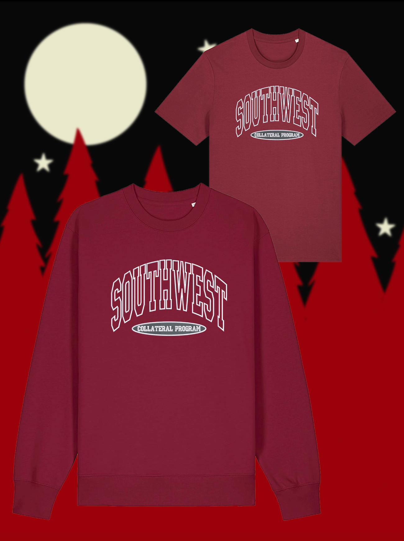 Southwest Collateral Project Embroidered Sweatshirt and T-shirt