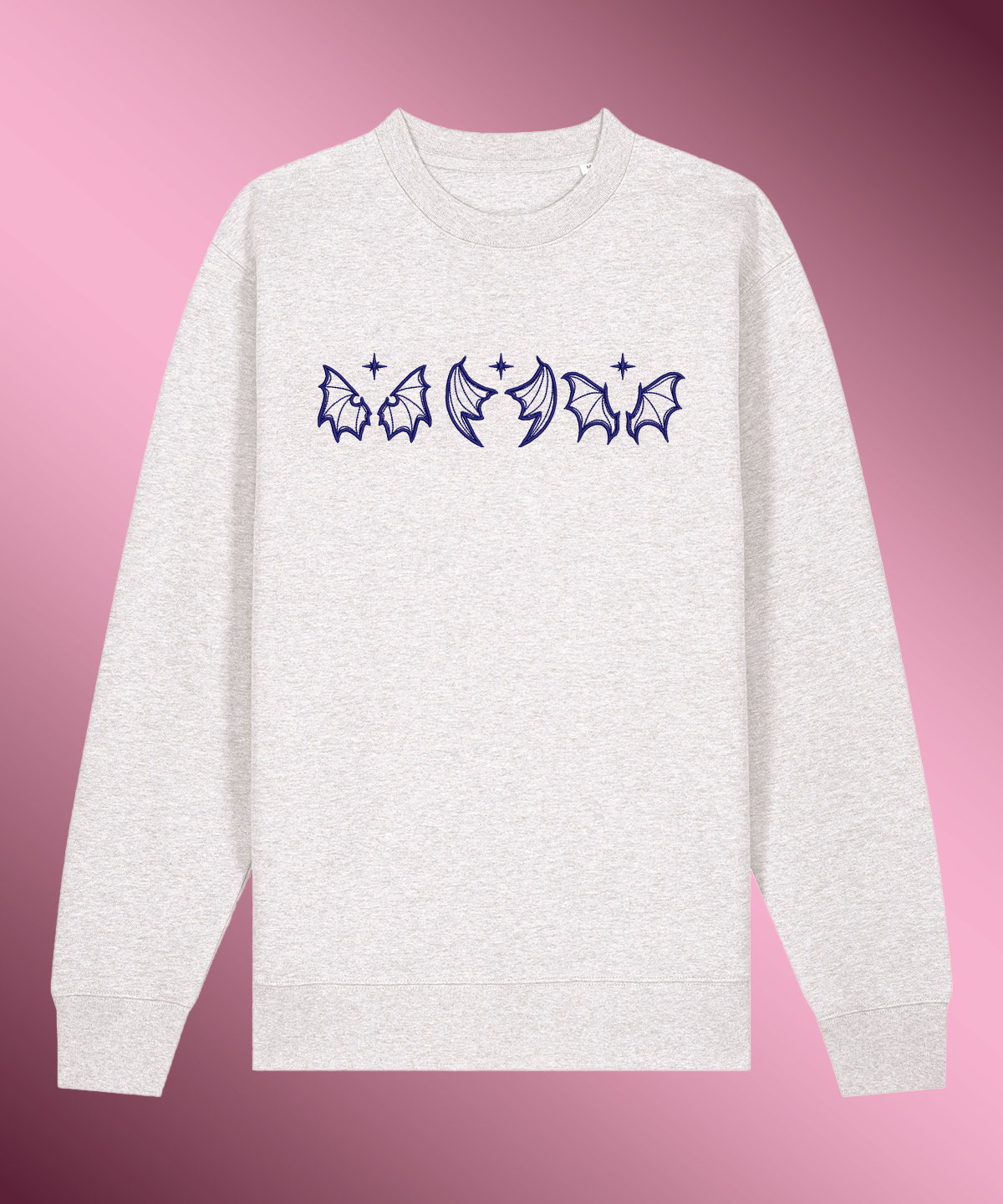 Fantasy Wings Embroidered Sweatshirt
