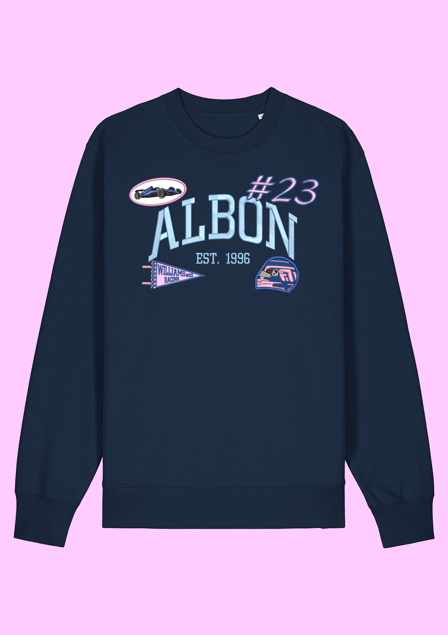 Alex Albon Patchwork Embroidered Sweatshirt