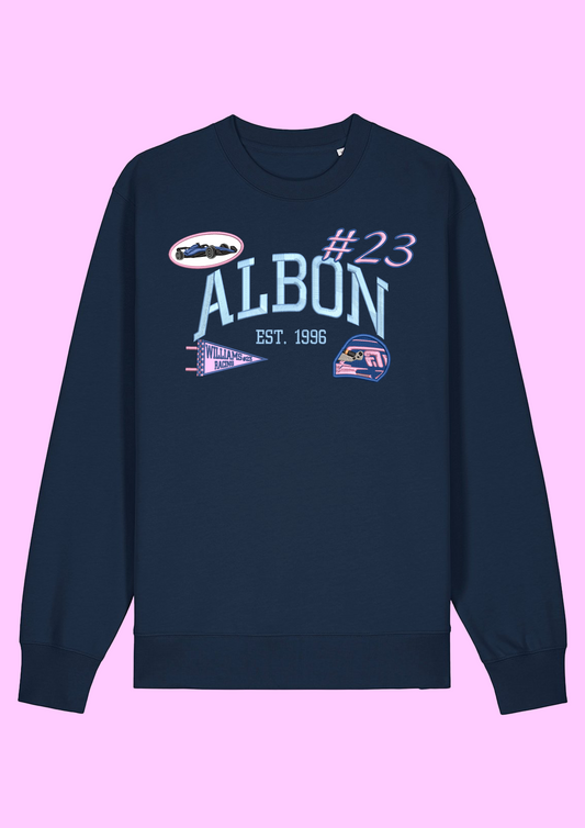 Alex Albon Patchwork Embroidered Sweatshirt