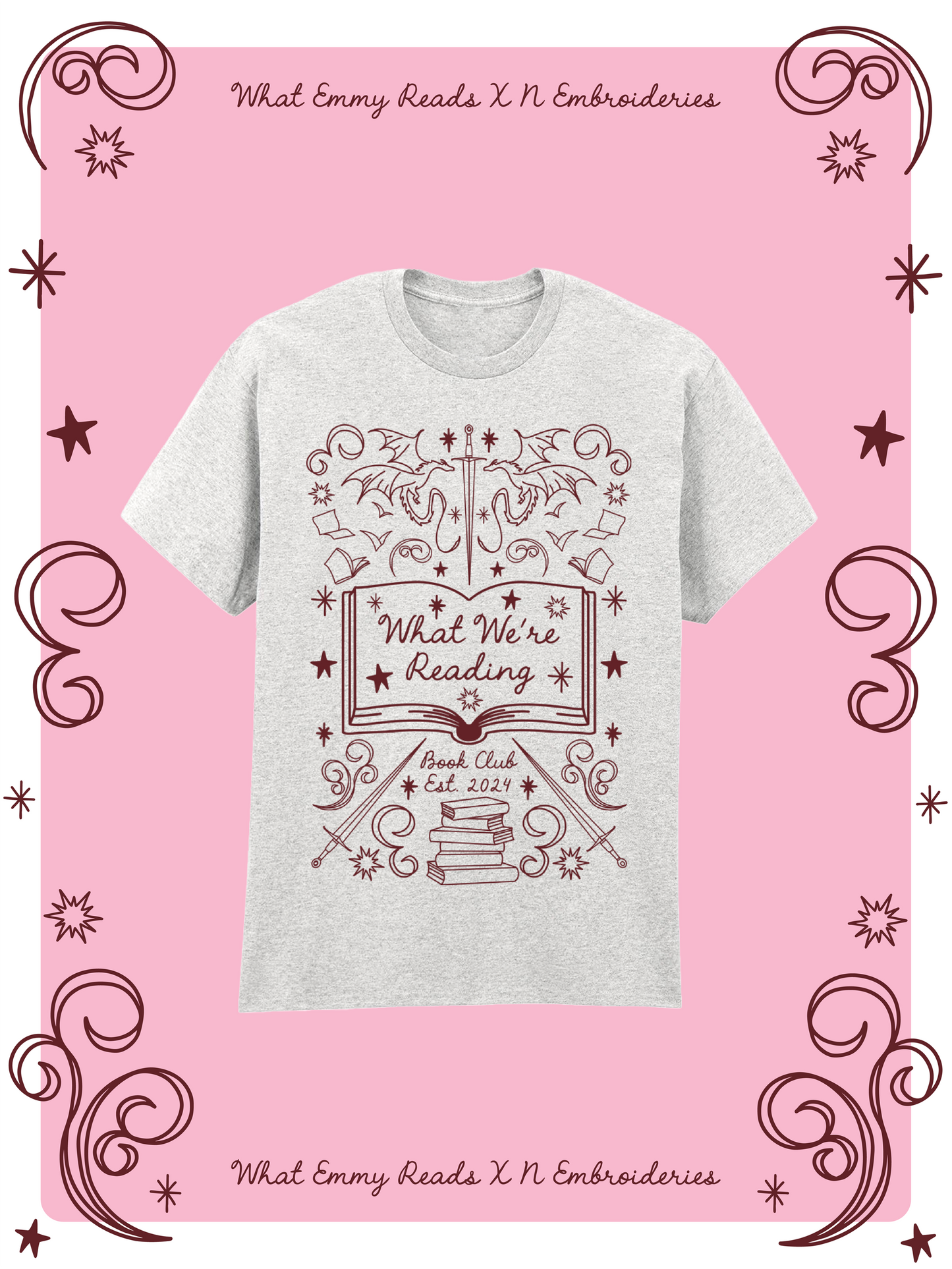 *PREORDER* What We're Reading Book Club T-shirt