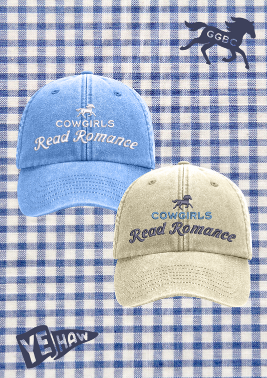 Cowgirls Read Romance Embroidered Cap
