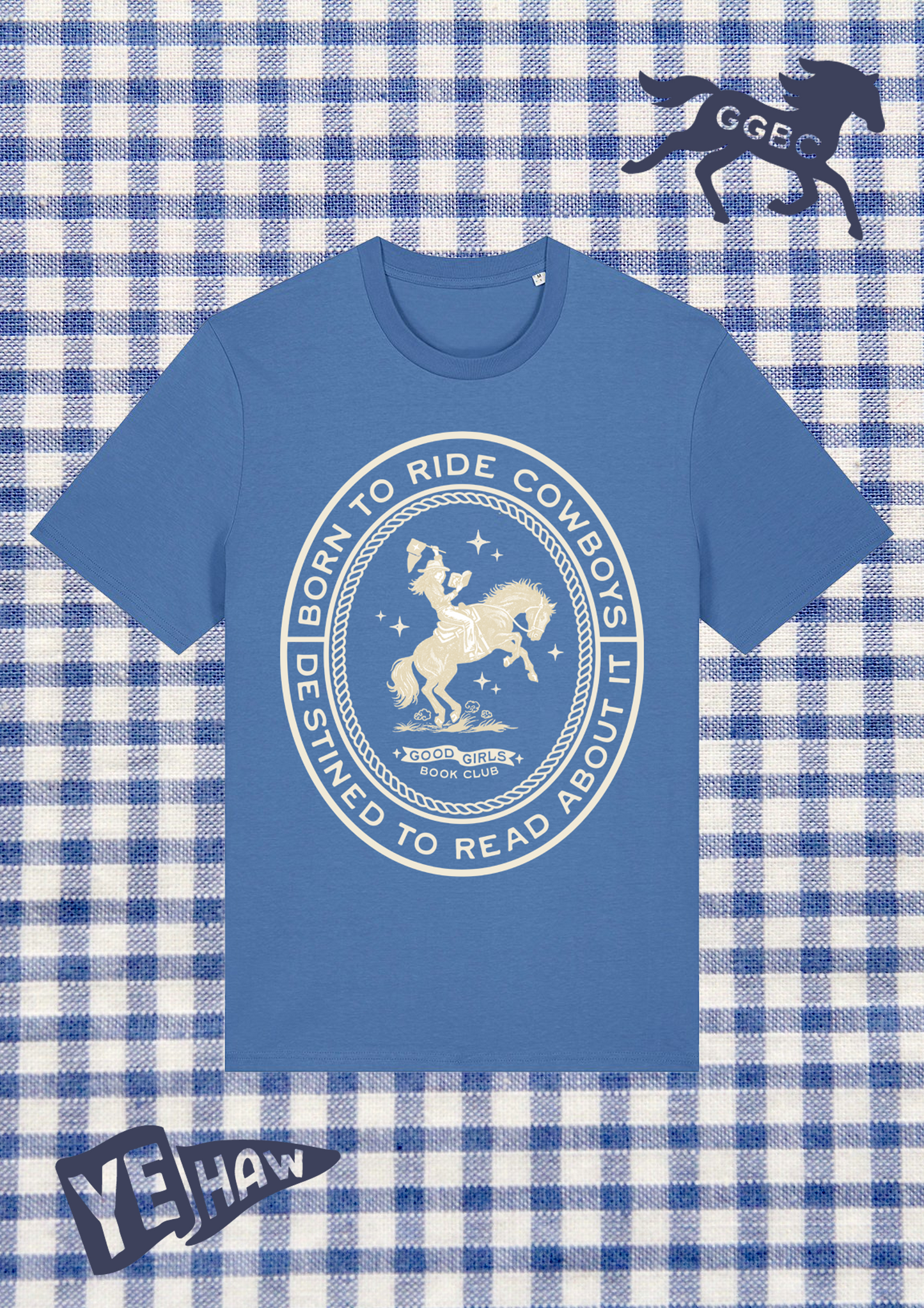 Destined to Read About It Cowboy Printed T-Shirt