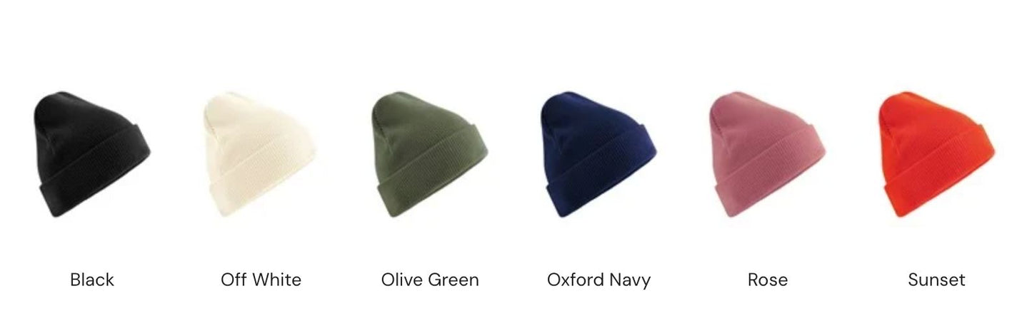 Ask me what I'm reading Embroidered Beanie