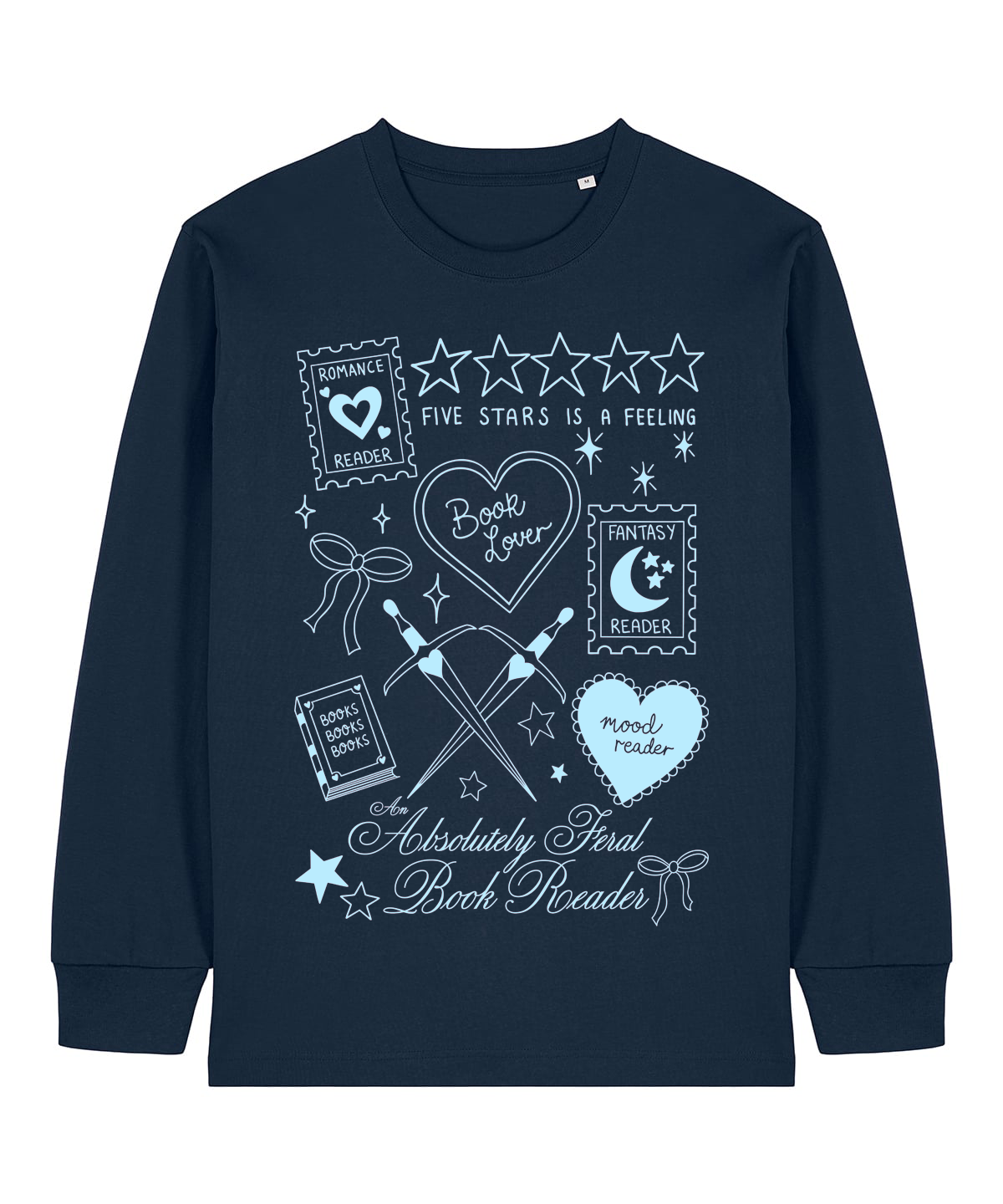 Absolutely Feral Reader Printed Sweatshirt