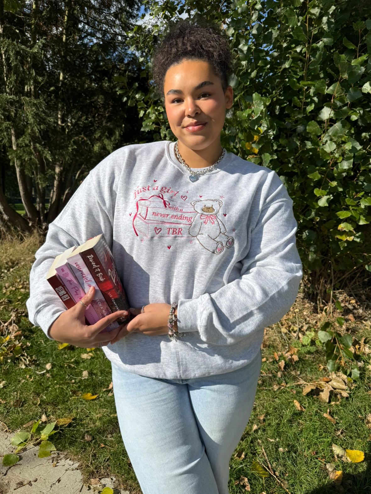 Never Ending TBR Embroidered Sweatshirt