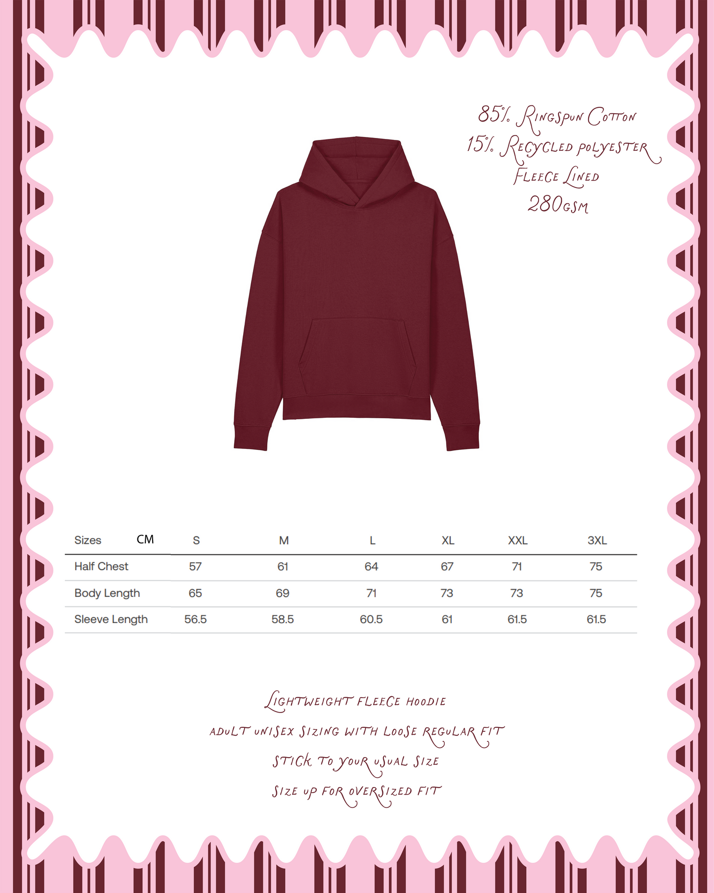 Cosy Reading Season Embroidered Lightweight Hoodie