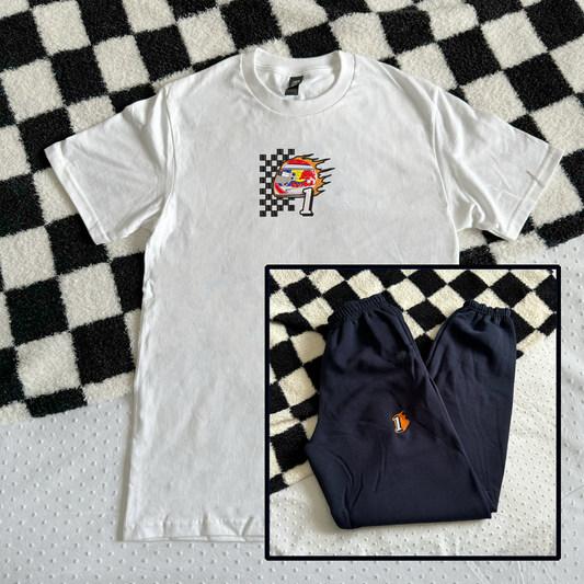 Max Verstappen Helmet T-shirt Bundle