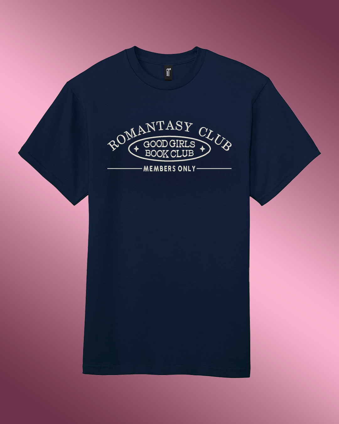 Romantasy Club Embroidered T-shirt