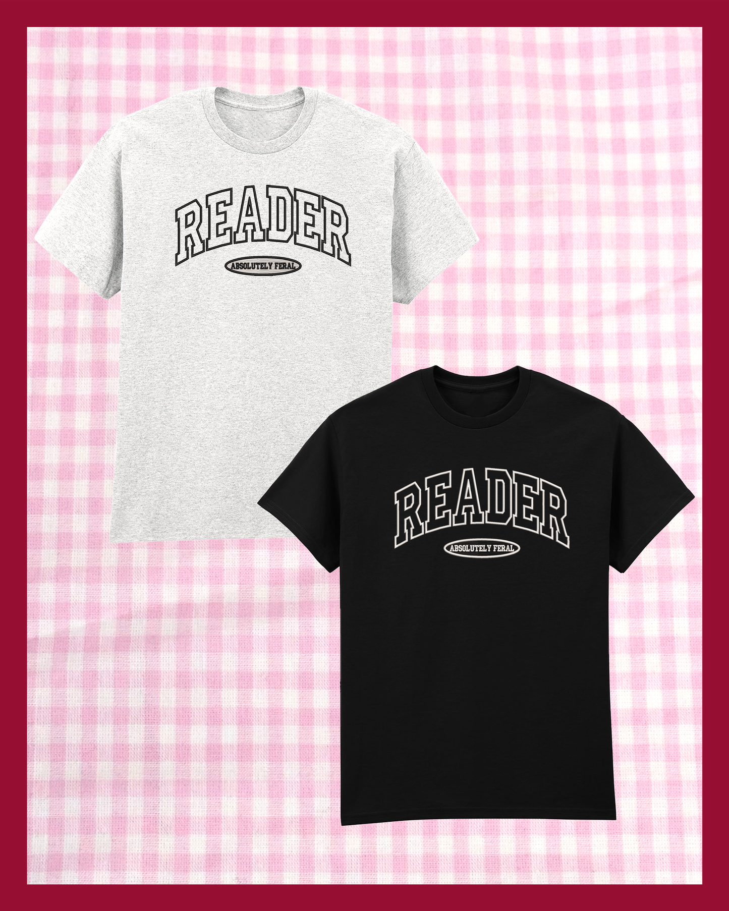 Reader Embroidered T-shirt