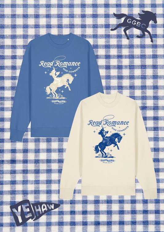 Read Romance Ride Cowboys Printed Sweatshirt
