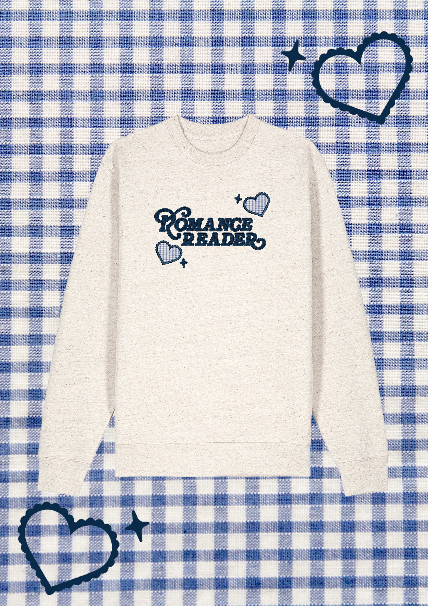 Romance Reader Embroidered Sweatshirt