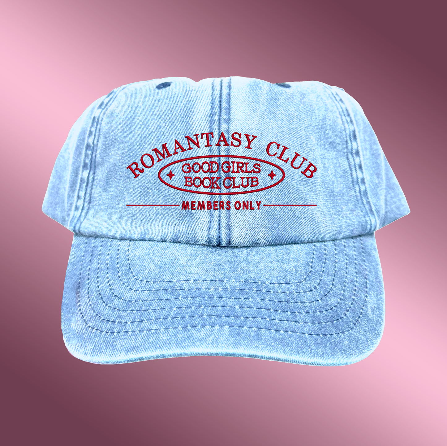 Romantasy Club Embroidered Cap