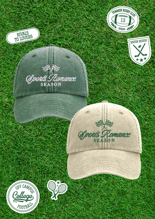 Sports Romance Season Embroidered Cap