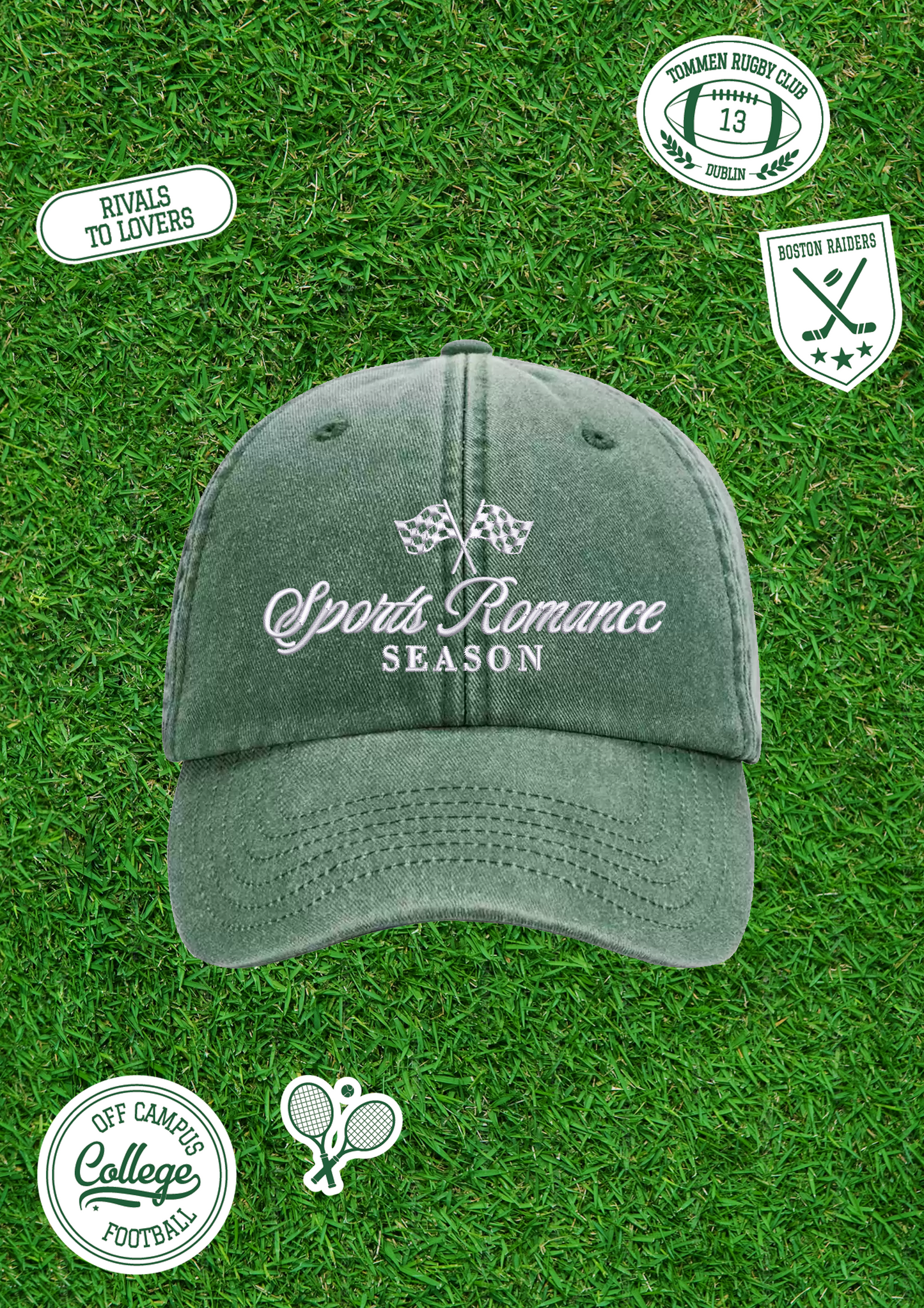 Sports Romance Season Embroidered Cap