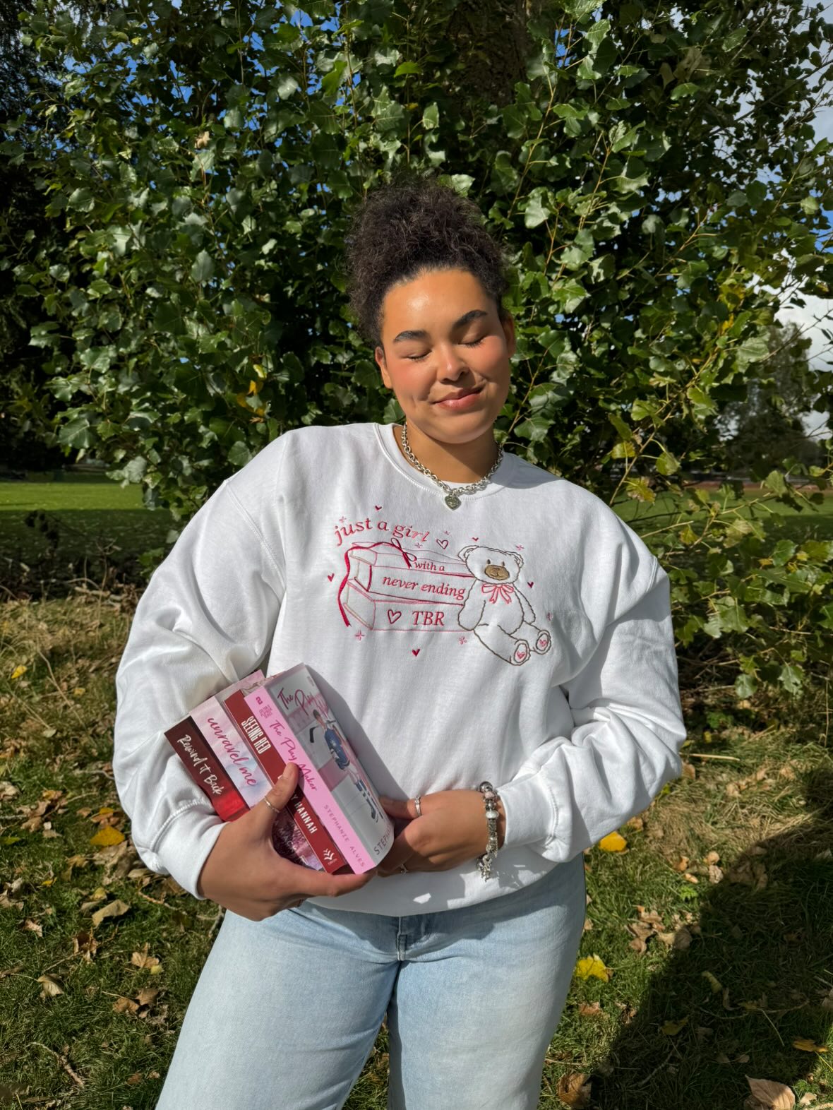 Never Ending TBR Embroidered Sweatshirt