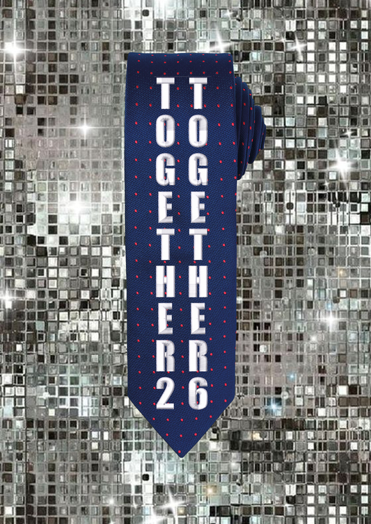 Embroidered Together 26 Tie Belt
