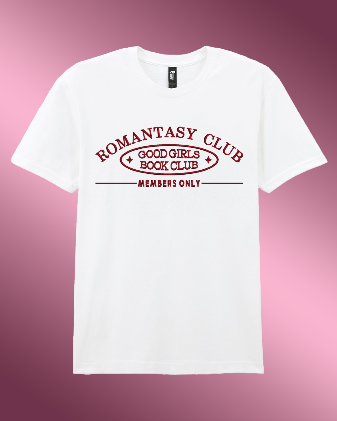 Romantasy Club Embroidered T-shirt