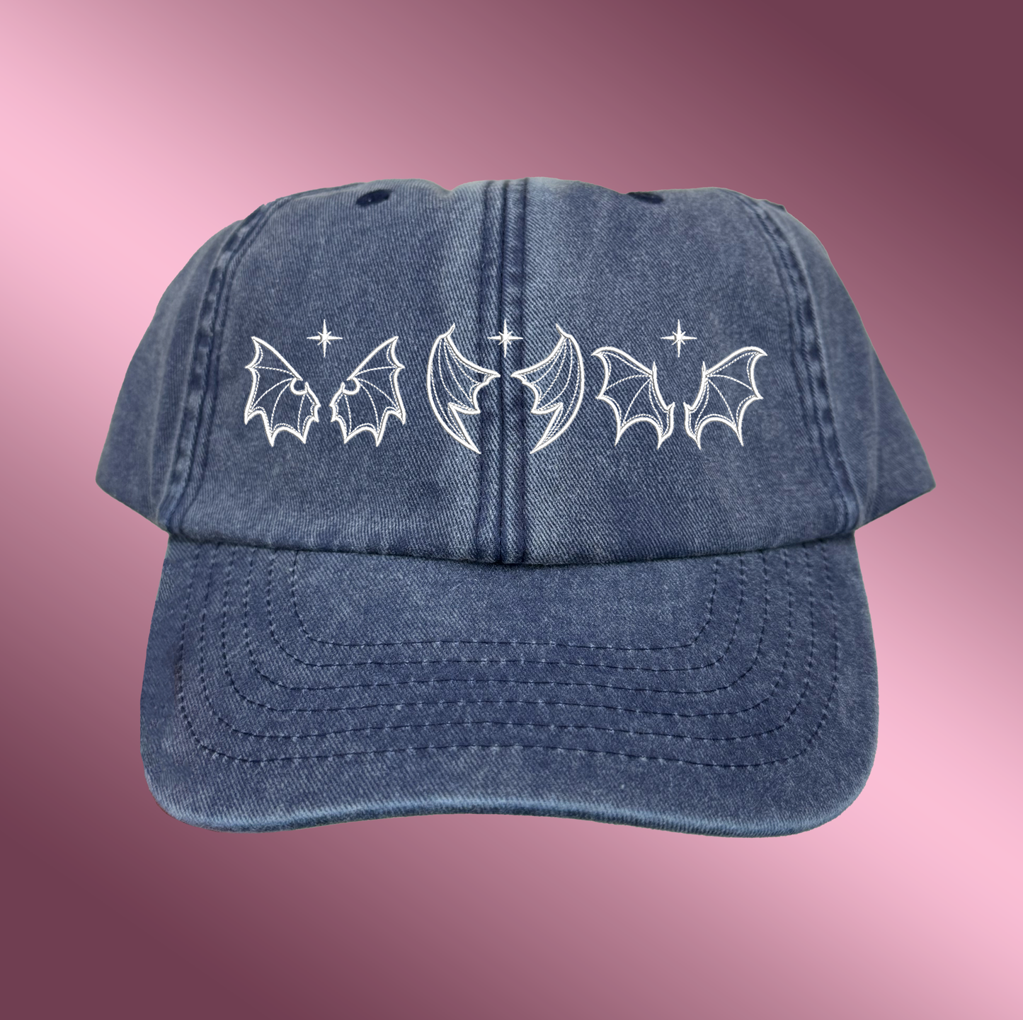 Fantasy Wings Embroidered Cap