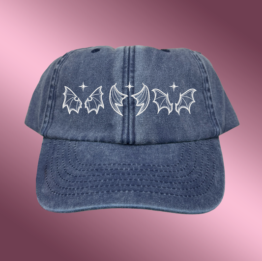 Fantasy Wings Embroidered Cap