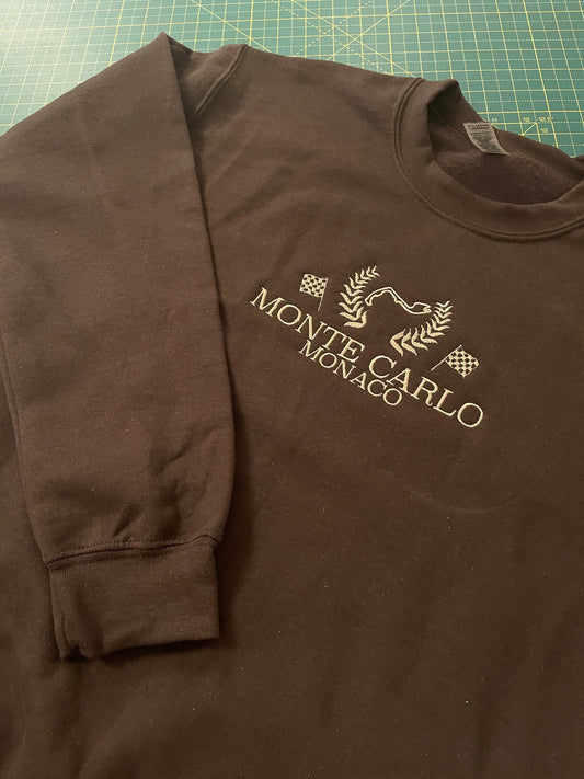 Monaco Circuit Embroidered Sweatshirt